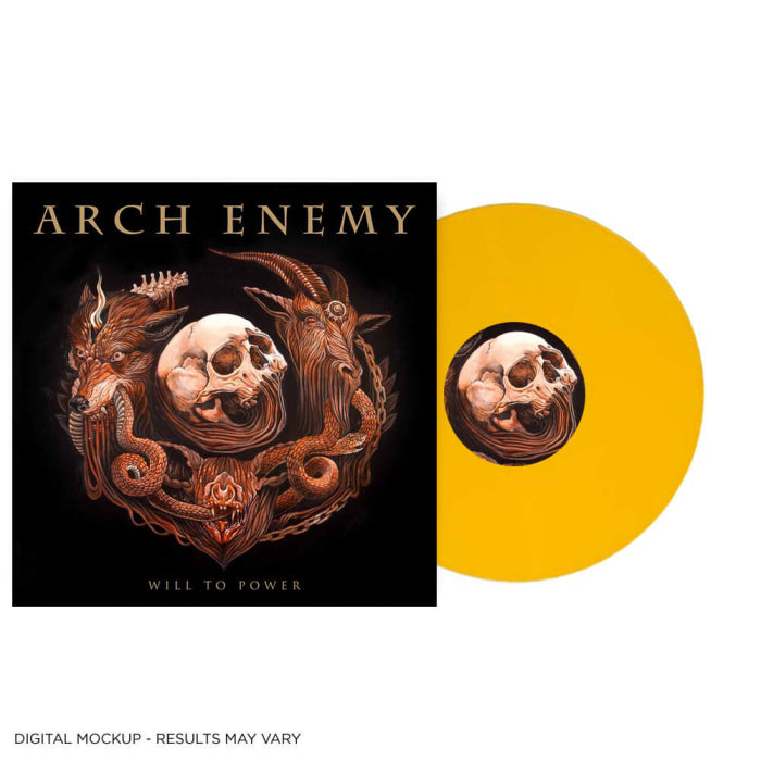 Arch Enemy - Will To Power (Re-issue 2023) Yellow LP