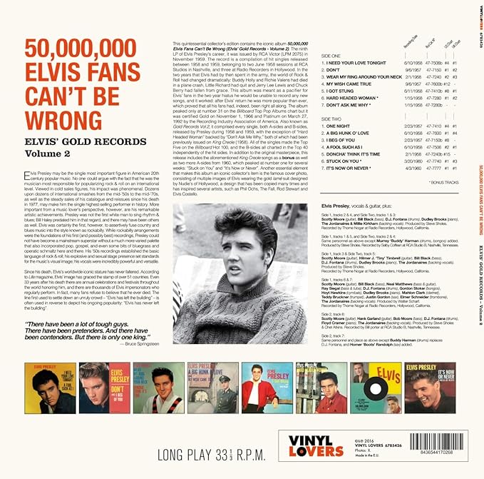 Elvis Presley - 50,000,000 Elvis Fans Can't Be Wrong