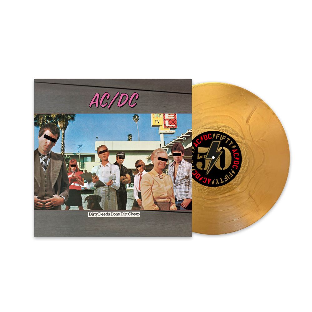 AC/DC - Dirty Deeds Done Dirt Cheap (50th Anniversary Gold Color Vinyl)