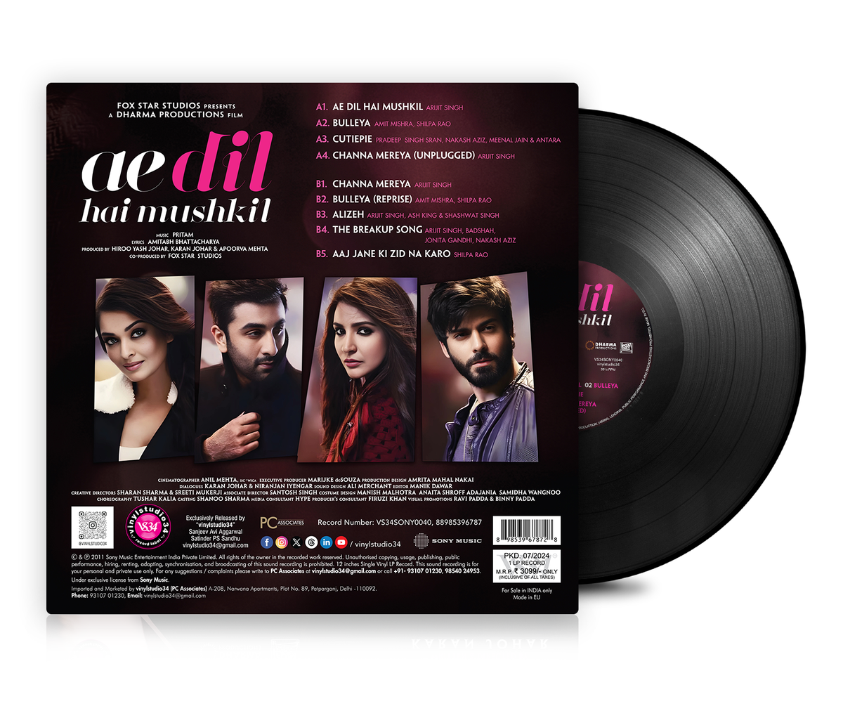 Ae Dil Hai Mushkil (Original Motion Picture Soundtrack)