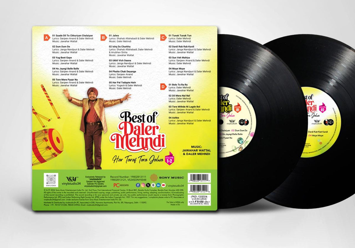 Daler Mehdi - 2 Disc Set - Bookfold Jacket