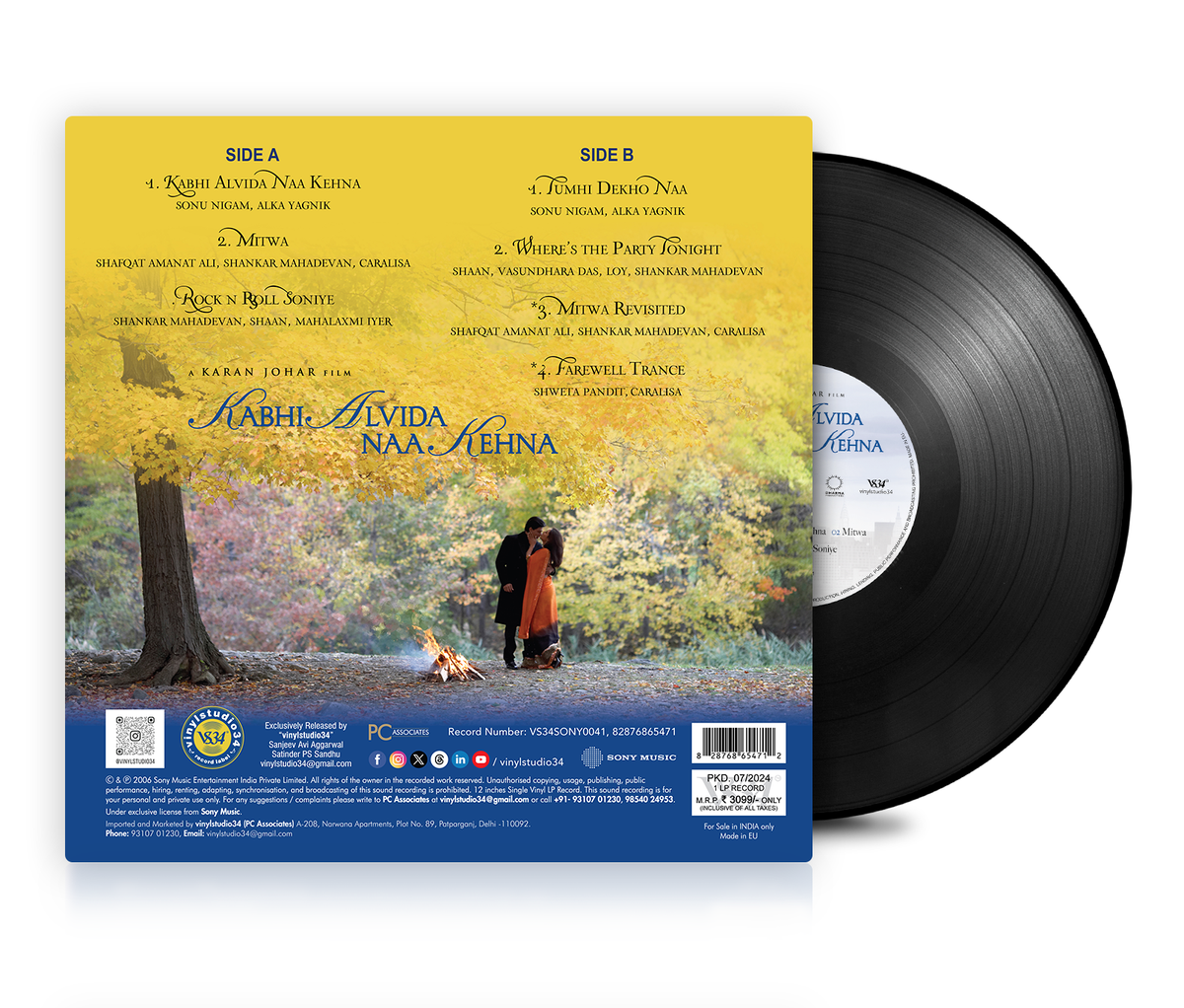 Kabhi Alvida Naa Kehna (Original Motion Picture Soundtrack)