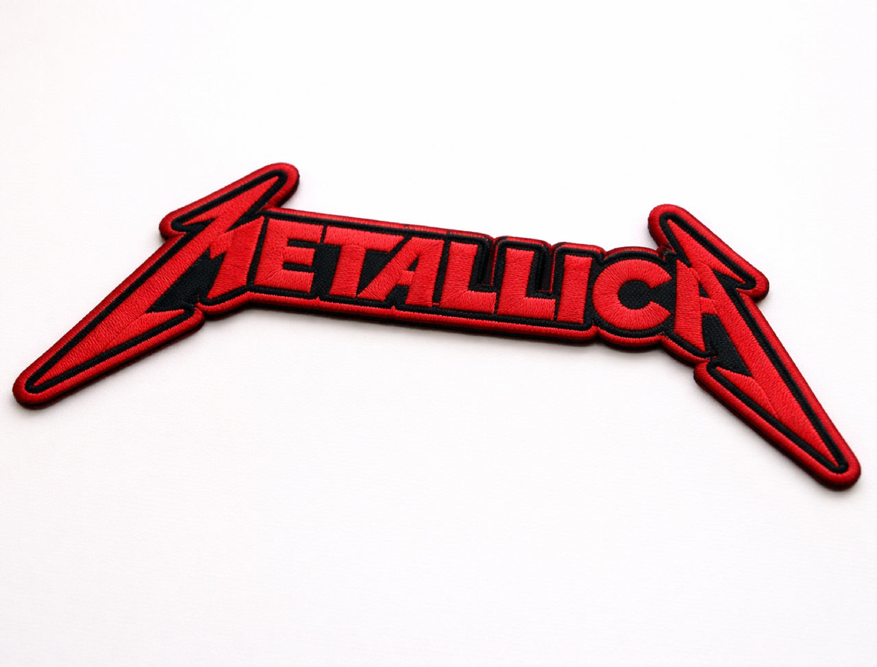 Metallic - Red Logo Badge