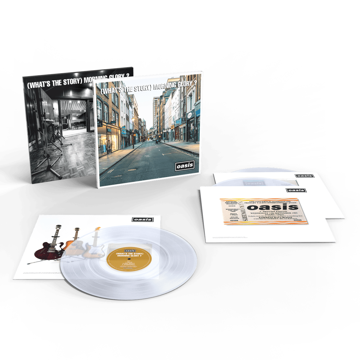 Oasis - (What's The Story) Morning Glory? (30th Anniversary) Indie Retail 'Cast No Shadow' Inspired Crystal Clear Vinyl