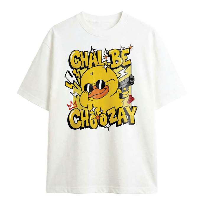 Chal Be Choozay Quirky - White