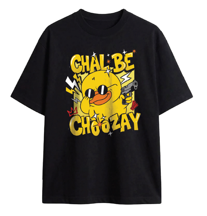 Chal Be Choozay Quirky - Black